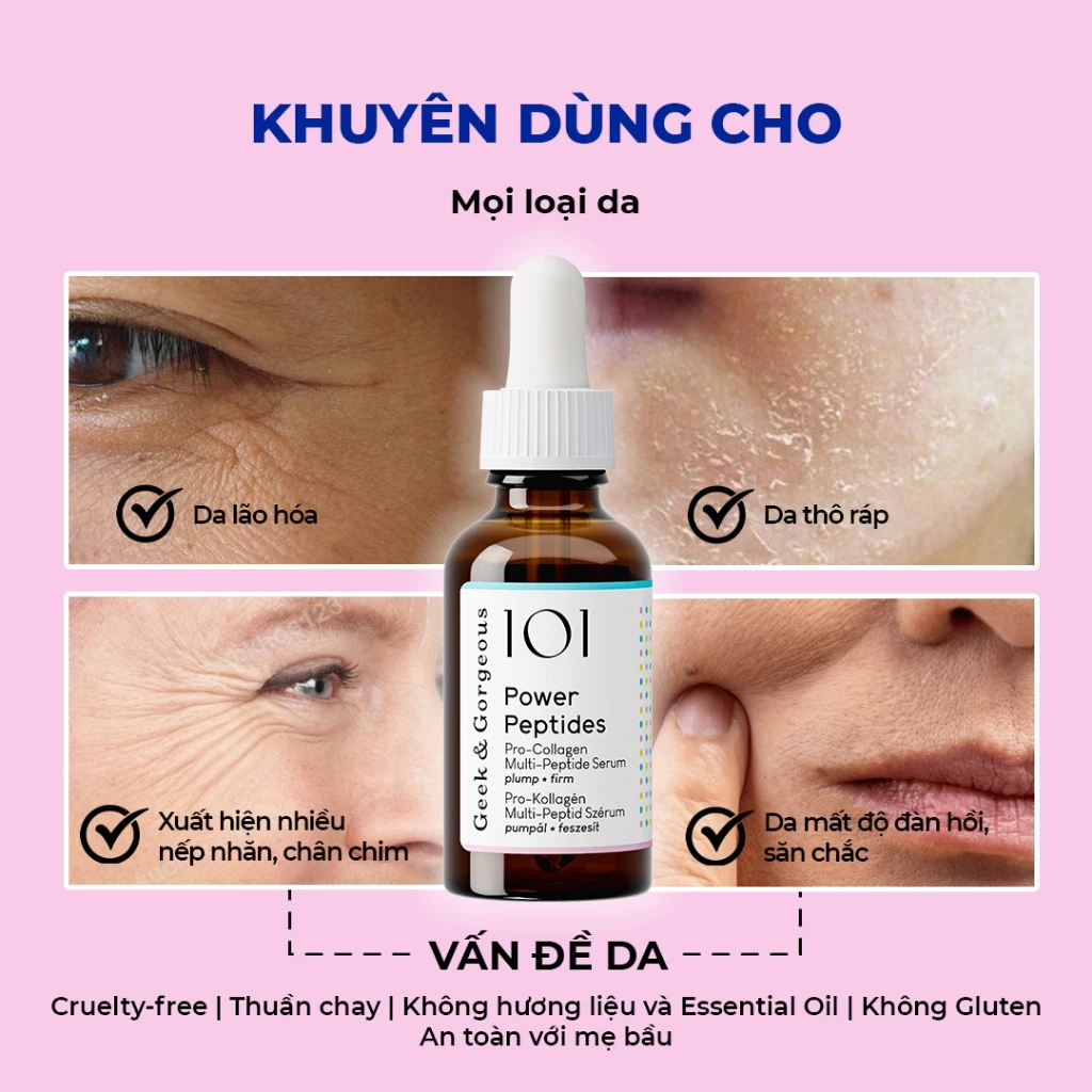 Tinh Chất Dưỡng Da Geek & Gorgeous IOI Serum 30ml