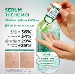 Tinh Chất Garnier Tri-Acid Renew Skin Renewal Concentrate Serum Giúp Cải Thiện Tông Da Dưỡng Sáng, Mịn Màng 20ml