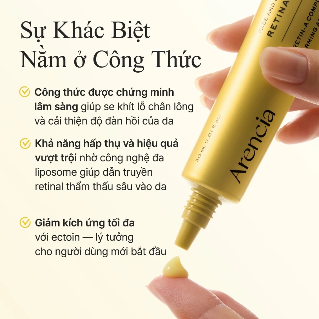 Tinh Chất Chống Lão Hóa Arencia Retinal Pore Refining Serum 30ml