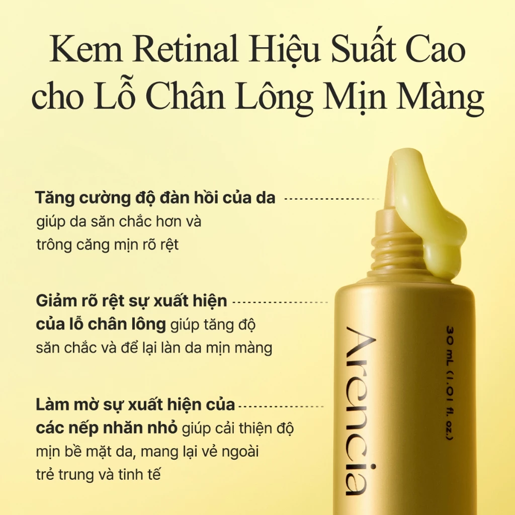 Tinh Chất Chống Lão Hóa Arencia Retinal Pore Refining Serum 30ml