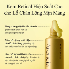 Tinh Chất Chống Lão Hóa Arencia Retinal Pore Refining Serum 30ml
