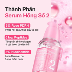Tinh Chất Numbuzin NO.2 Rose PDRN Collagen Plumping Serum 30ml