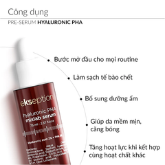 Tinh Chất Ekseption Hyaluronic PHA Mixlab Serum Dưỡng Ẩm Da, Giảm Nếp Nhăn 75ml