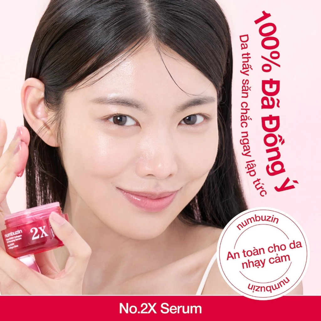 Tinh Chất Numbuzin NO.2 Rose PDRN Collagen Plumping Serum 30ml