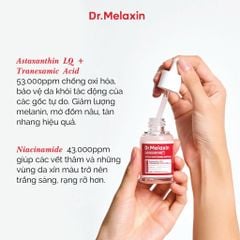 Tinh Chất Dr. Melaxin Astaxanthin Extra Whitening Ampoule Dưỡng Trắng, Mờ Thâm Chống Oxy Hóa 30ml