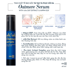 Tinh Chất Tế Bào Gốc Oh!Oh! Oatmere Serum Hỗ Trợ Phục Hồi, Tái Tạo Da 25ml