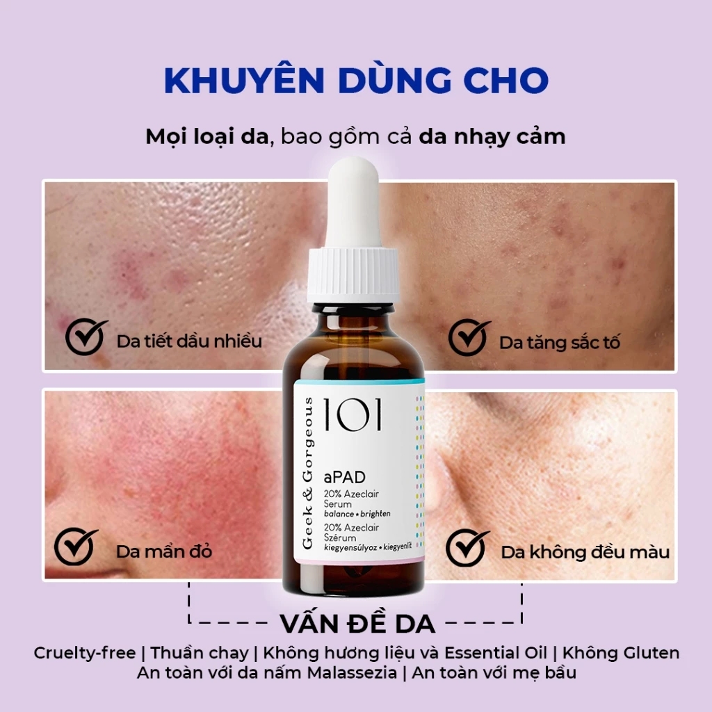 Tinh Chất Dưỡng Da Geek & Gorgeous IOI Serum 30ml