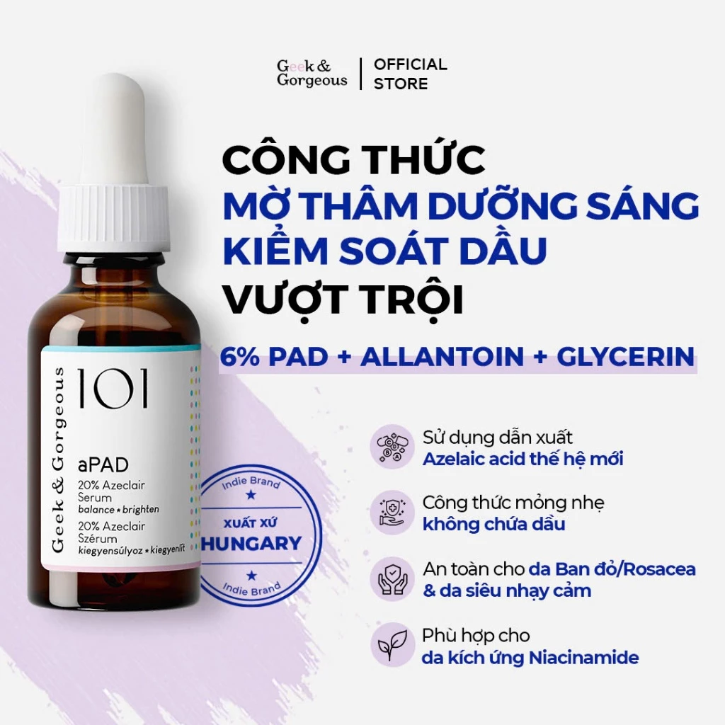 Tinh Chất Dưỡng Da Geek & Gorgeous IOI Serum 30ml