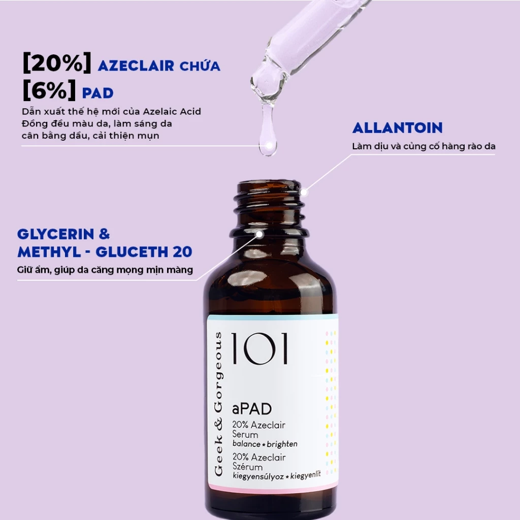 Tinh Chất Dưỡng Da Geek & Gorgeous IOI Serum 30ml