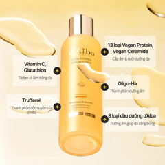 Nước Hoa Hồng d'Alba Vita Toning Serum Toner Cải Thiện Lỗ Chân Lông, Dưỡng Ẩm Chống Lão Hóa 180ml