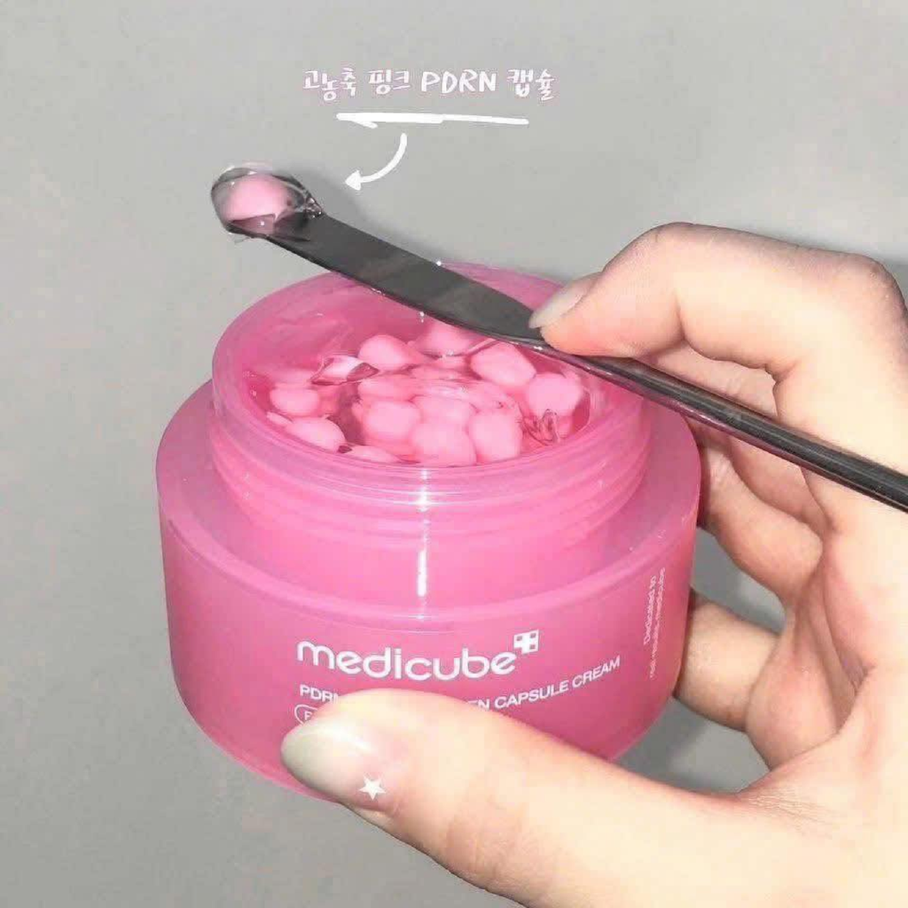 Kem Dưỡng Medicube PDRN Pink Collagen Capsule Cream Săn Chắc, Trẻ Hóa Làn Da 55g
