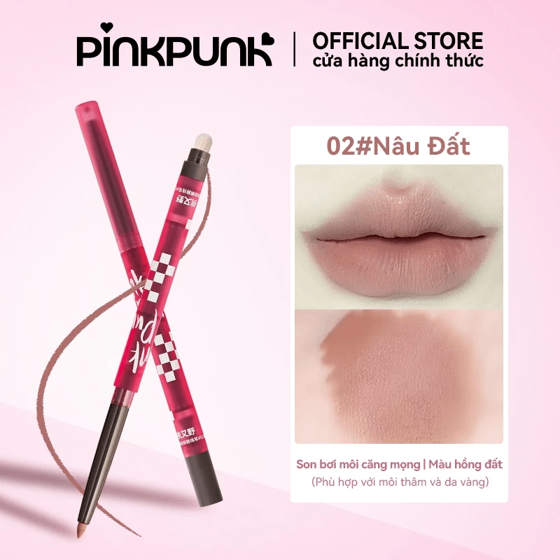 Chì Kẻ Viền Môi 3in1 PinkPunk One-Touch Plumping Lip Liner 0,25g