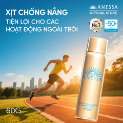 Xịt Chống Nắng Anessa Perfect UV Sunscreen Skincare Spray SPF50+ PA++++ Dưỡng Da Đa Năng 60g