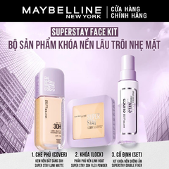 Xịt Khóa Makeup Maybelline Super Stay Double Fixer Spray Dưỡng Ẩm Lâu Trôi 55ml