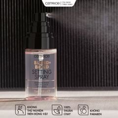 Xịt Cố Định Trang Điểm Catrice Blend & Bond Setting Spray Dưỡng Ẩm, Căng Min Tự Nhiên 55ml