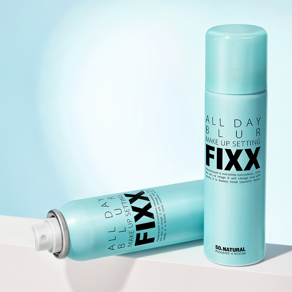 Xịt Khóa Nền Mịn Lì So.Natural Powder4Room All Day Blur Make Up Setting FIXX 75ml