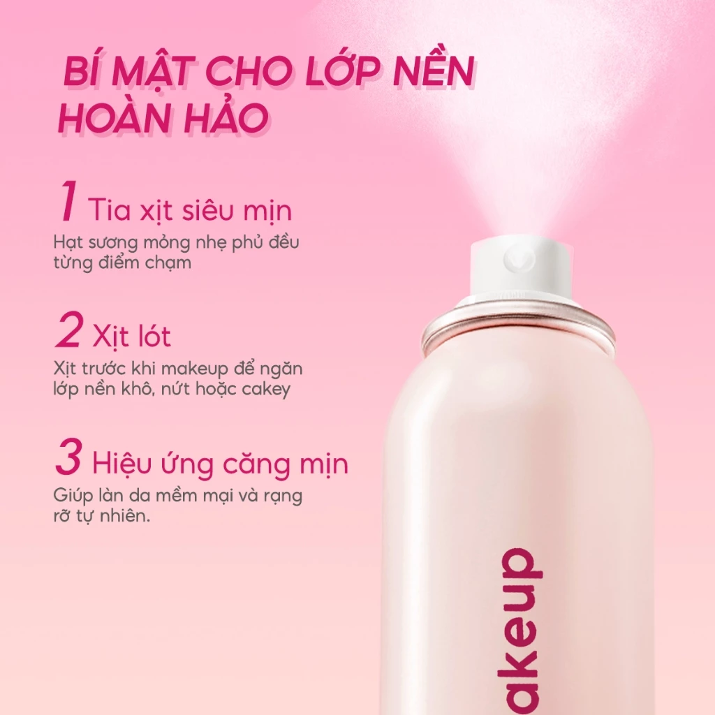 Xịt Khóa Nền Sea Make Up Stayput Prime & Set Acne Setting Spray 100ml