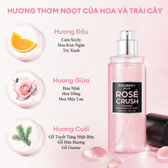 Xịt Thơm Toàn Thân Colorkey Rosé Crush Shimmer Fragrance Mist 100ml (Phiên Bản Mới)