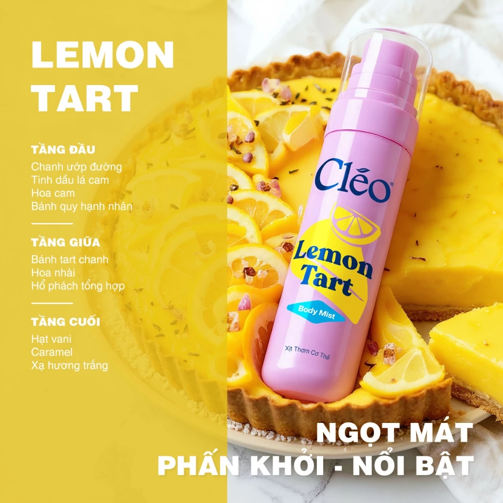 Xịt Thơm Cơ Thể Cléo Dessert Collection Body Mist 100ml