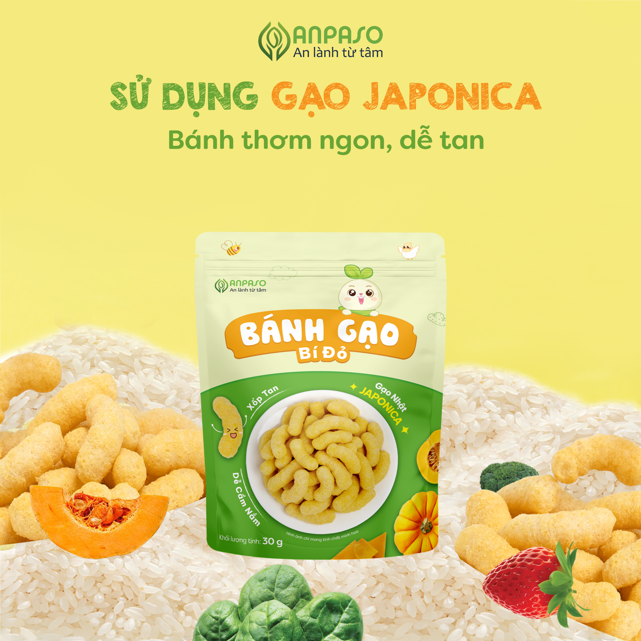  BÁNH GẠO HÌNH QUE 
