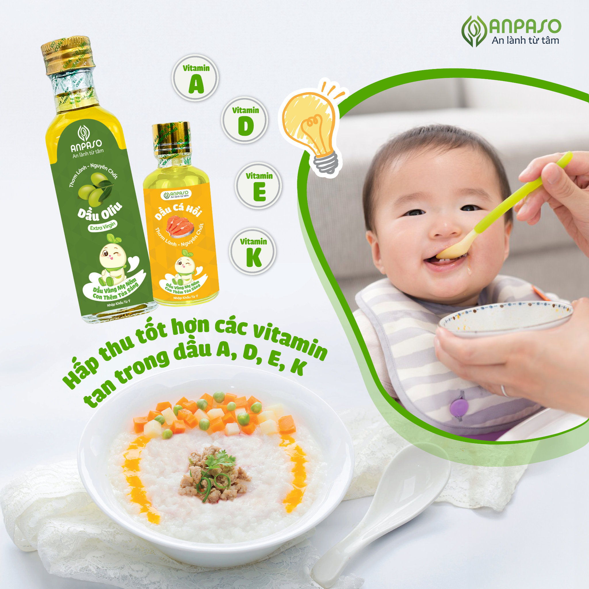  Dầu trộn Anpaso - 50ml, 100ml 