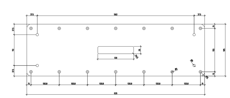Pat (bas) sắt sơn đen mờ Vinahardware - VNH5444655B