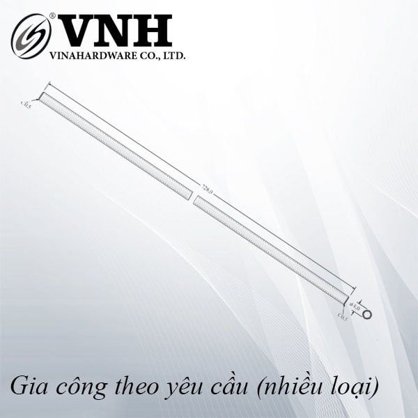 Thanh song kệ giày, sơn đen - VNH8728B