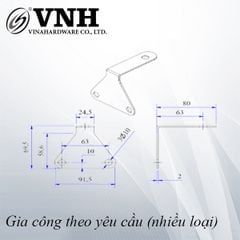 Pát (bas) sắt chữ L, xi bảy màu - VNH80695