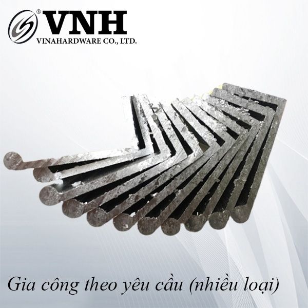 Tay nắm nhôm Vinahardware hình V, bản 20x40mm, dày 2mm, sơn đen mờ Vinahardware - VNH0012V2000B