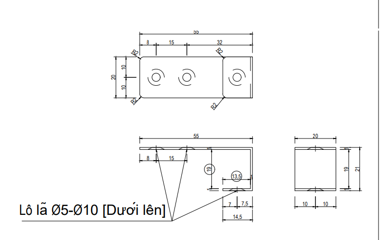 Pat (bas) sắt Vinahardware, xi bảy màu - VNH182402Z23