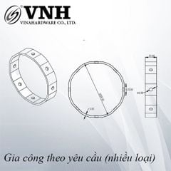 Vòng bát giác, sơn đen cát-VNH1003B