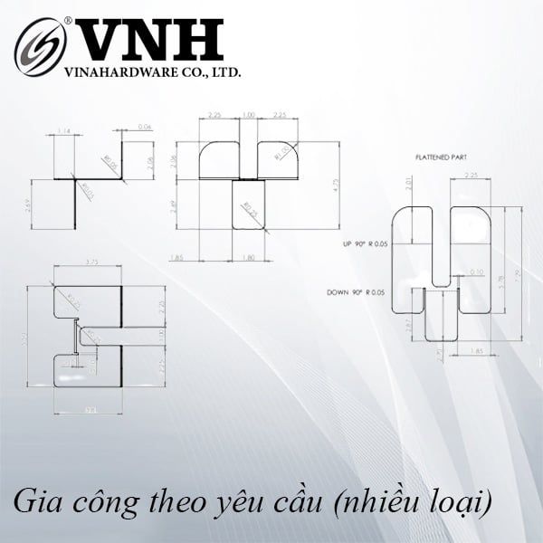 Pat (bas) sắt, sơn đen - VNH185140