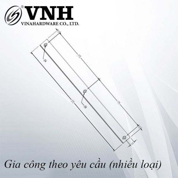 Thanh la sắt, sơn đen tĩnh điện - VNH37015B