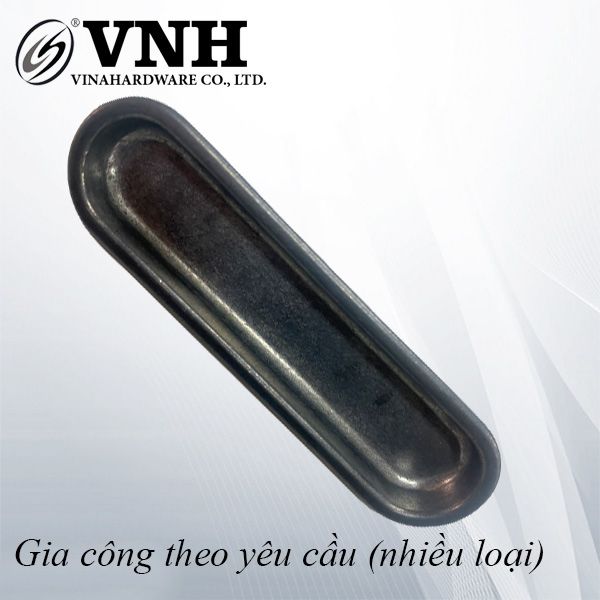 Tay nắm âm phôi 103x26mm ,tâm lỗ 52mm Vinahardware - HD0099P