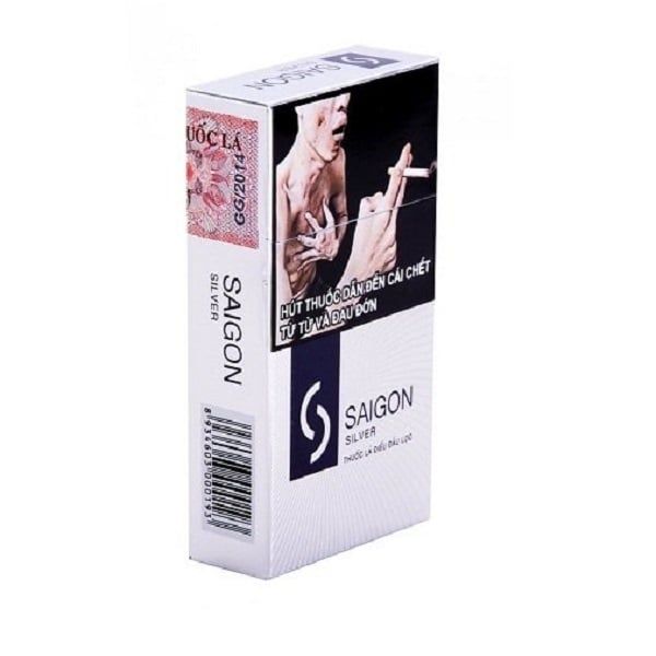 Thuốc lá Sài Gòn bạc-TLSG08