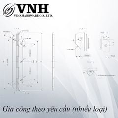 Bản lề 160x32x1mm, inox 304 - VNH160321IN1