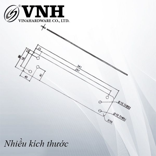 Pat (bas) sắt, sơn đen mờ - VNH341803
