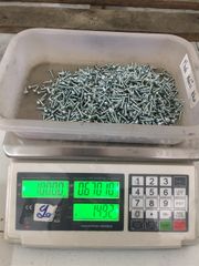 Vít đầu dù răng thưa M3, màu trắng - SC315Z