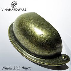 Tay nắm sò Vinahardware màu đồng giả cổ, kích thước 64mm - HD0041C