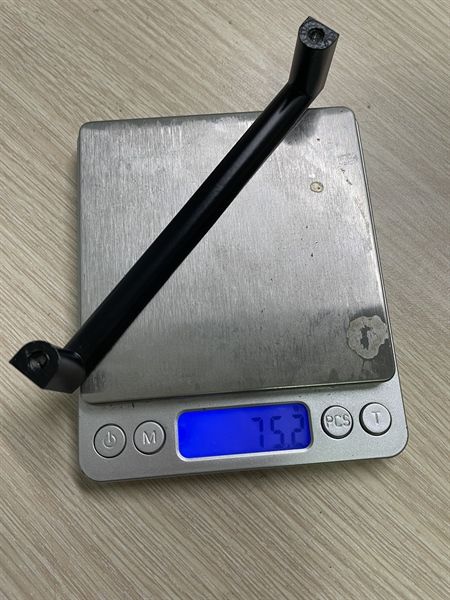 Tay nắm tủ atimon, sơn đen - HD006S128B