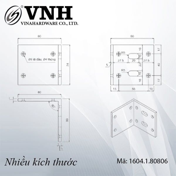 Pat (bas) ke sắt, sơn đen mờ - VNH78783B - HDBF718