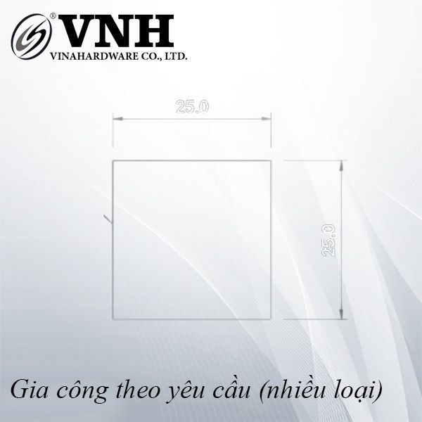 Pat (Bas) sắt vuông, hàng phôi - VNH252506P