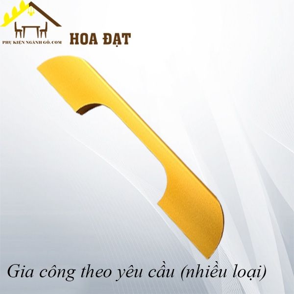 Tay nắm nhôm nặng, màu vàng Gold - HD0401G600