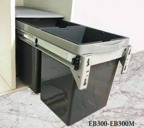 Thùng đựng rác âm tủ rộng 300mm VNH000151EU