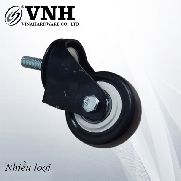 Bánh Xe PU Ty Ren Không Khóa – Mã 1403.3.25040