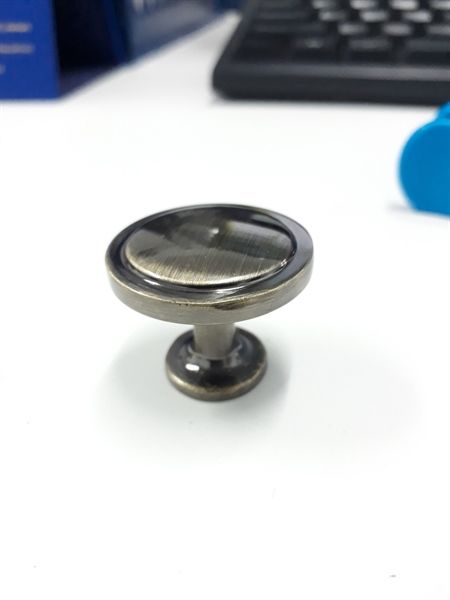 Tay nắm tủ giả cổ bóng phi 30mm, cao 26mm Vinahardware -HD0056