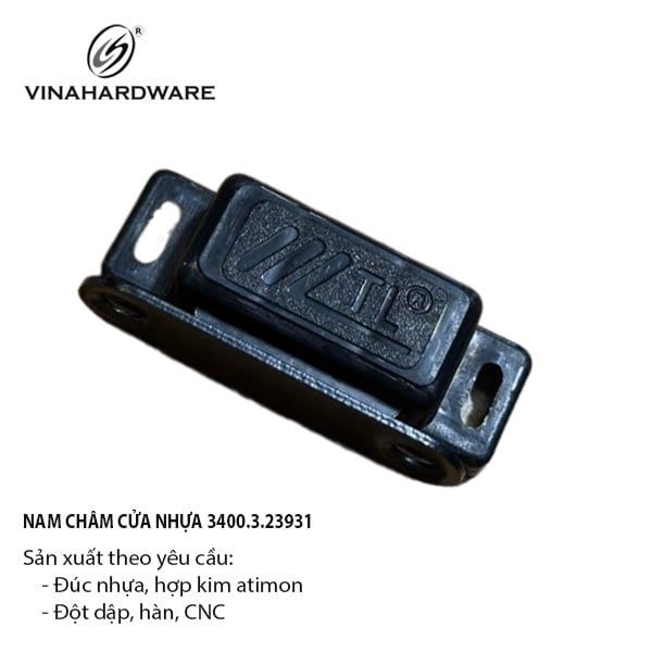 Nam Châm Hít Cửa Tủ - Màu Đen - Mã 3400.3.23931