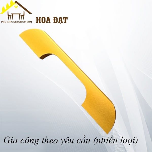 Tay nắm nhôm nặng, màu vàng Gold - HD0401G600
