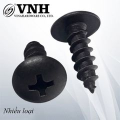 Vít gỗ đầu tròn M3, màu đen - ZS37B