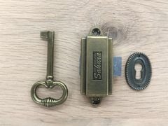 Khóa cửa giả cổ-đồng cổ VNH KT00201Z (Không có thanh)-KT00201Z